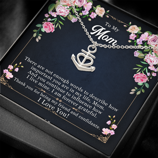 To My Mom - Anchor Necklace