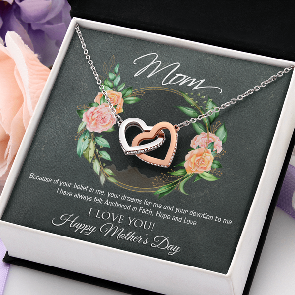 Mother's Day - Interlocking Hearts Necklace