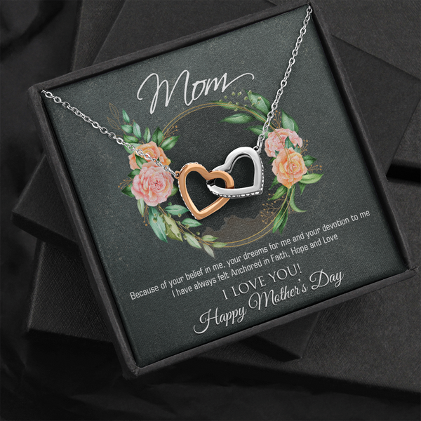 Mother's Day - Interlocking Hearts Necklace